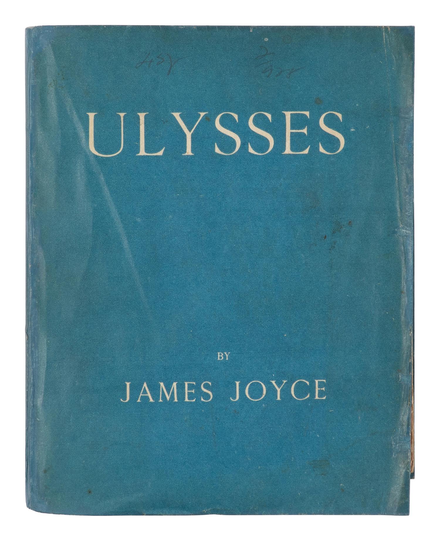 JOYCE, James (1882-1941). Ulysses . London and Paris: John Rodker for The Egoist Press, 1922.