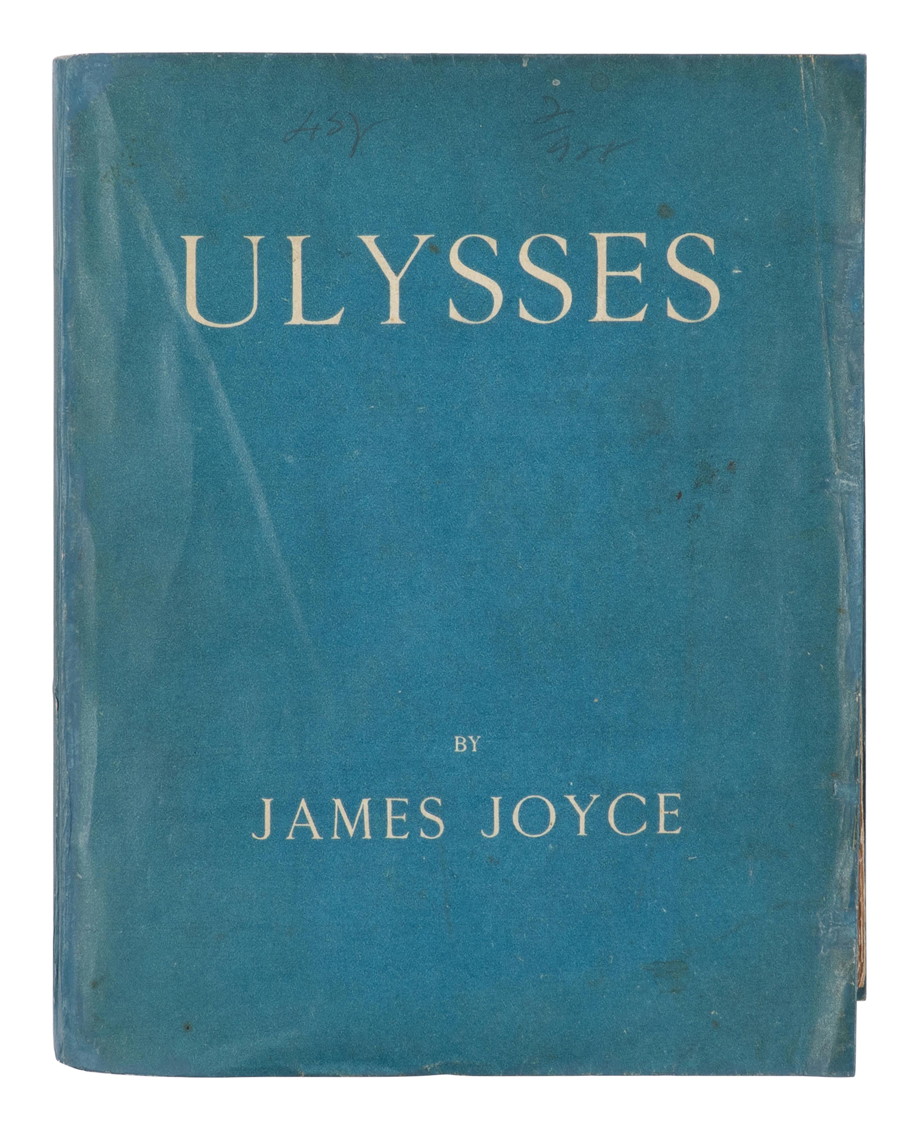 JOYCE, James (1882-1941). Ulysses . London and Paris: John Rodker for The Egoist Press, 1922.