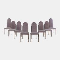 Set of Eight Dining Chairs
