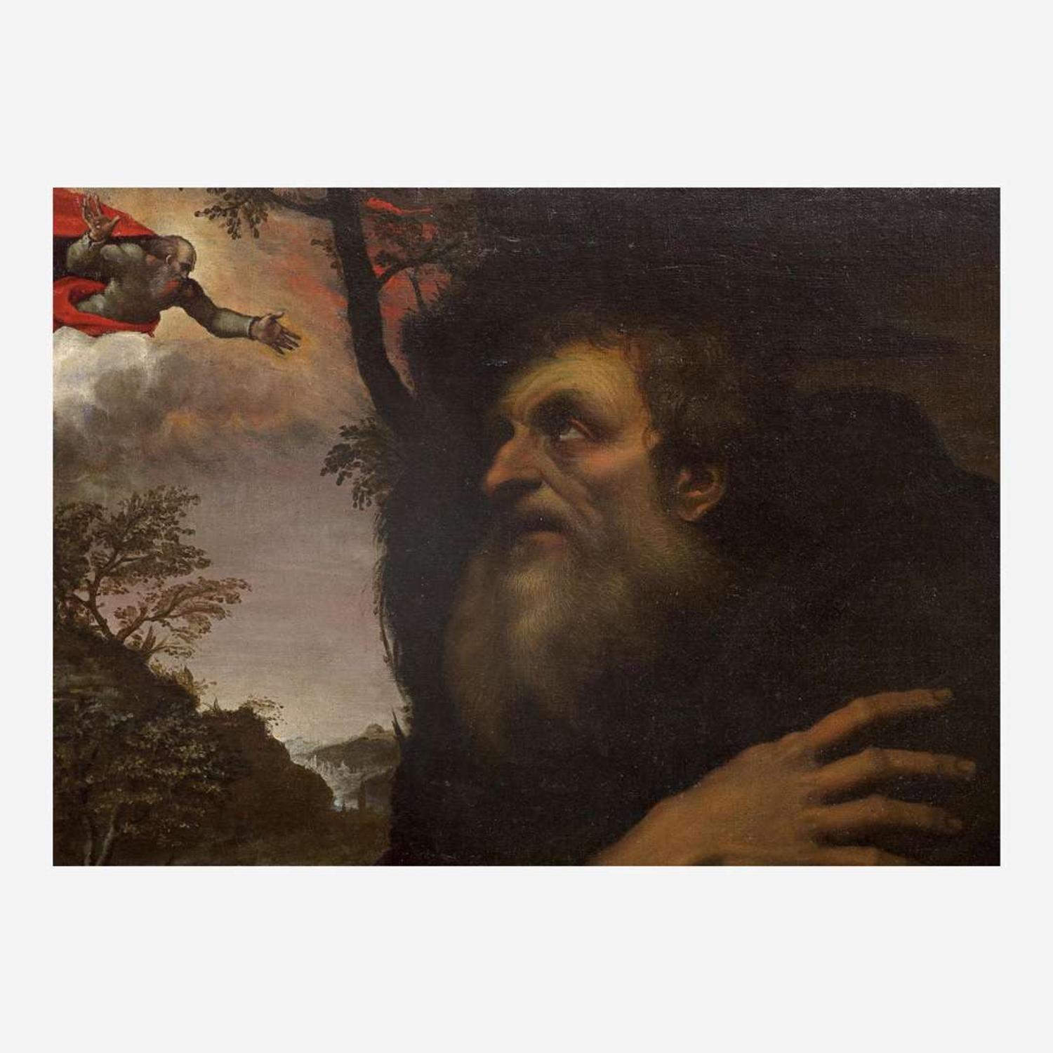 Studio of Sebastiano del Piombo (Italian, 1485-1547) The Vision of Saint Anthony Abbot