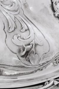 An Important Victorian Silver Presentation Covered Serving Dish of British Railroad Interest