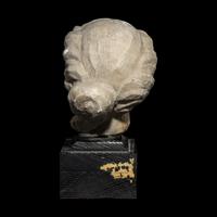 A Roman Marble Head of a Goddess