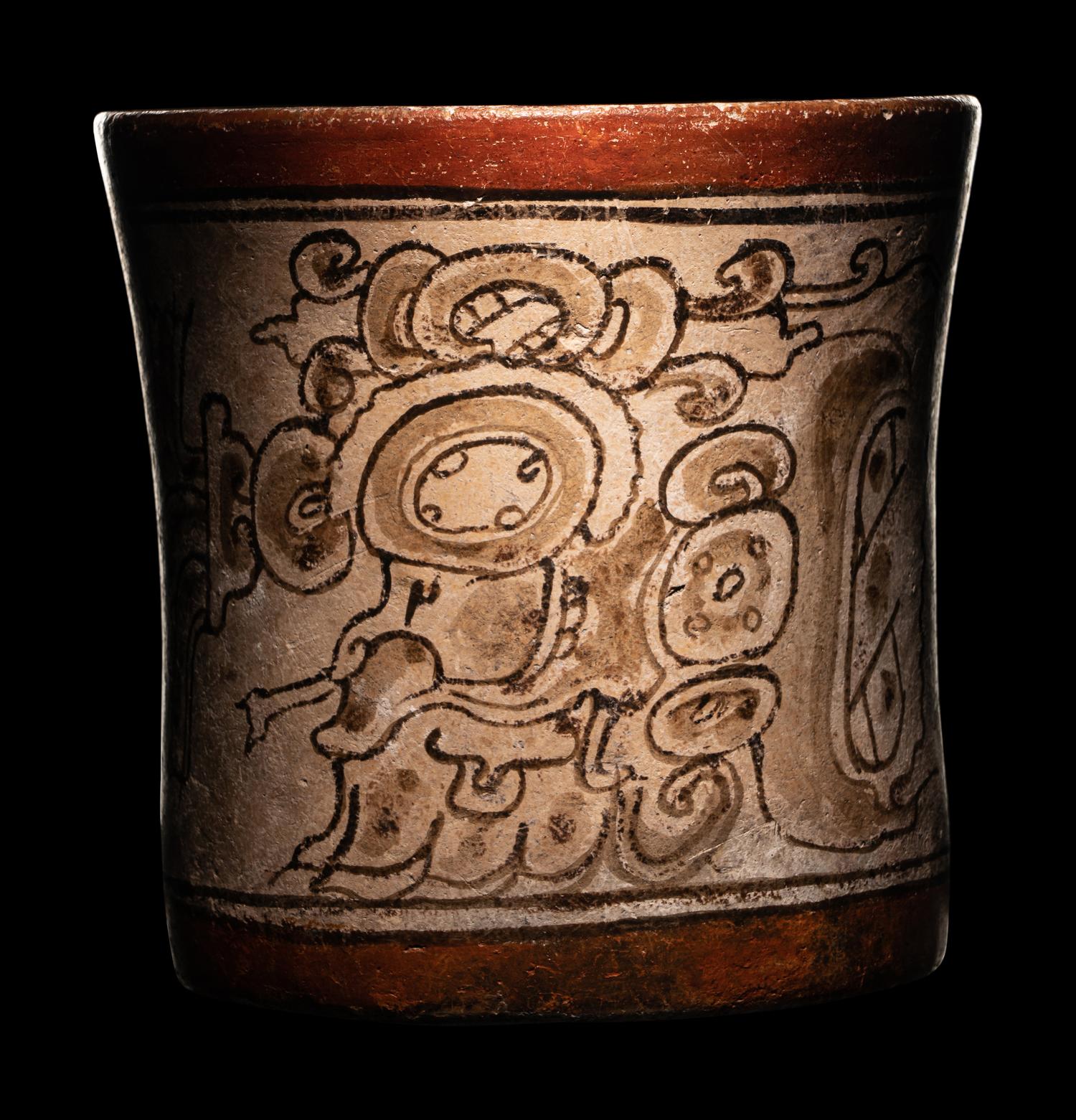A Maya Codex Style Cylinder Vessel