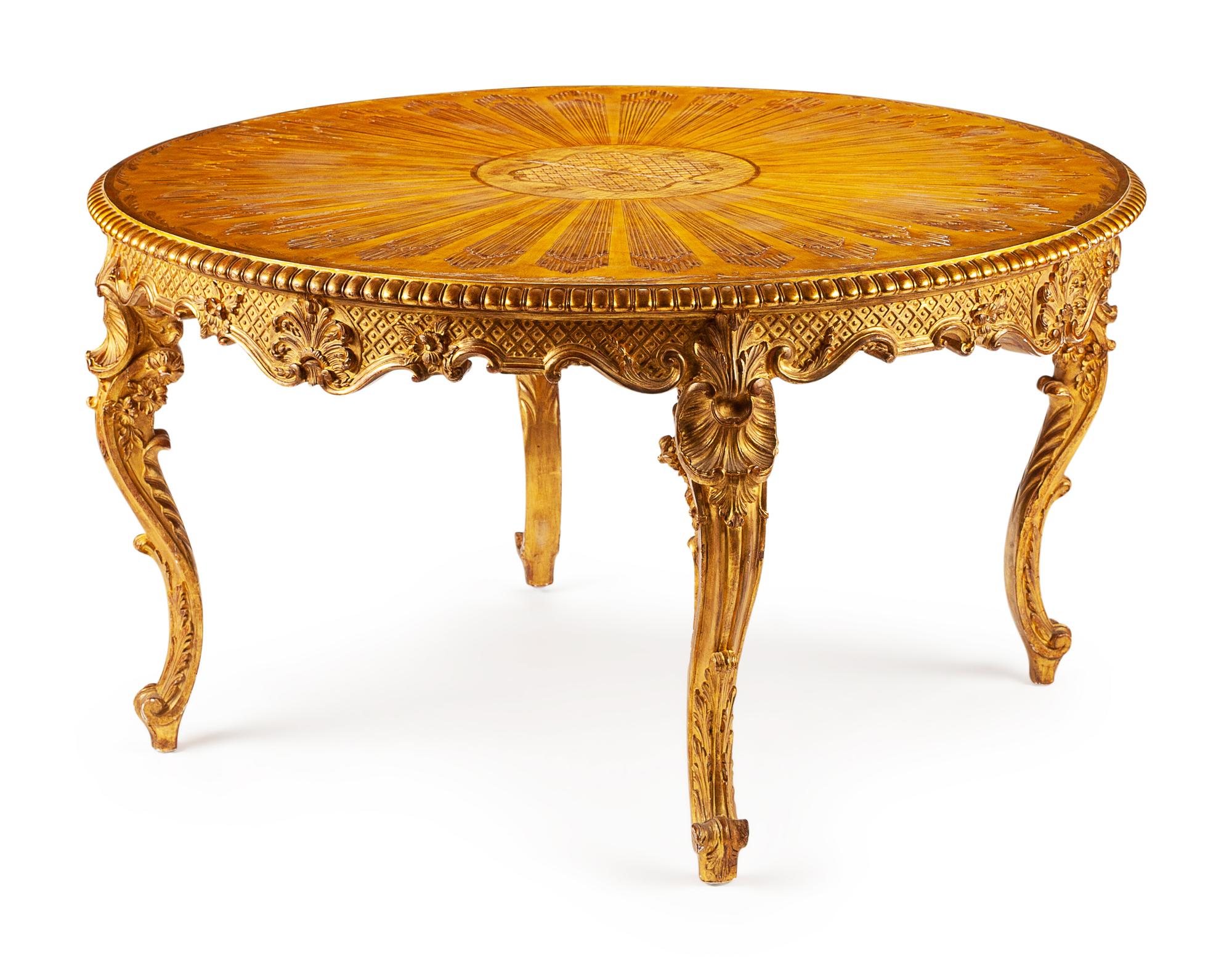 An Italian Giltwood Center Table