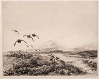 A Group of Three Dry-Point Etchings by Roland Clark (1847-1957)