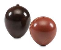 Sgraffito Pottery Seed Jars