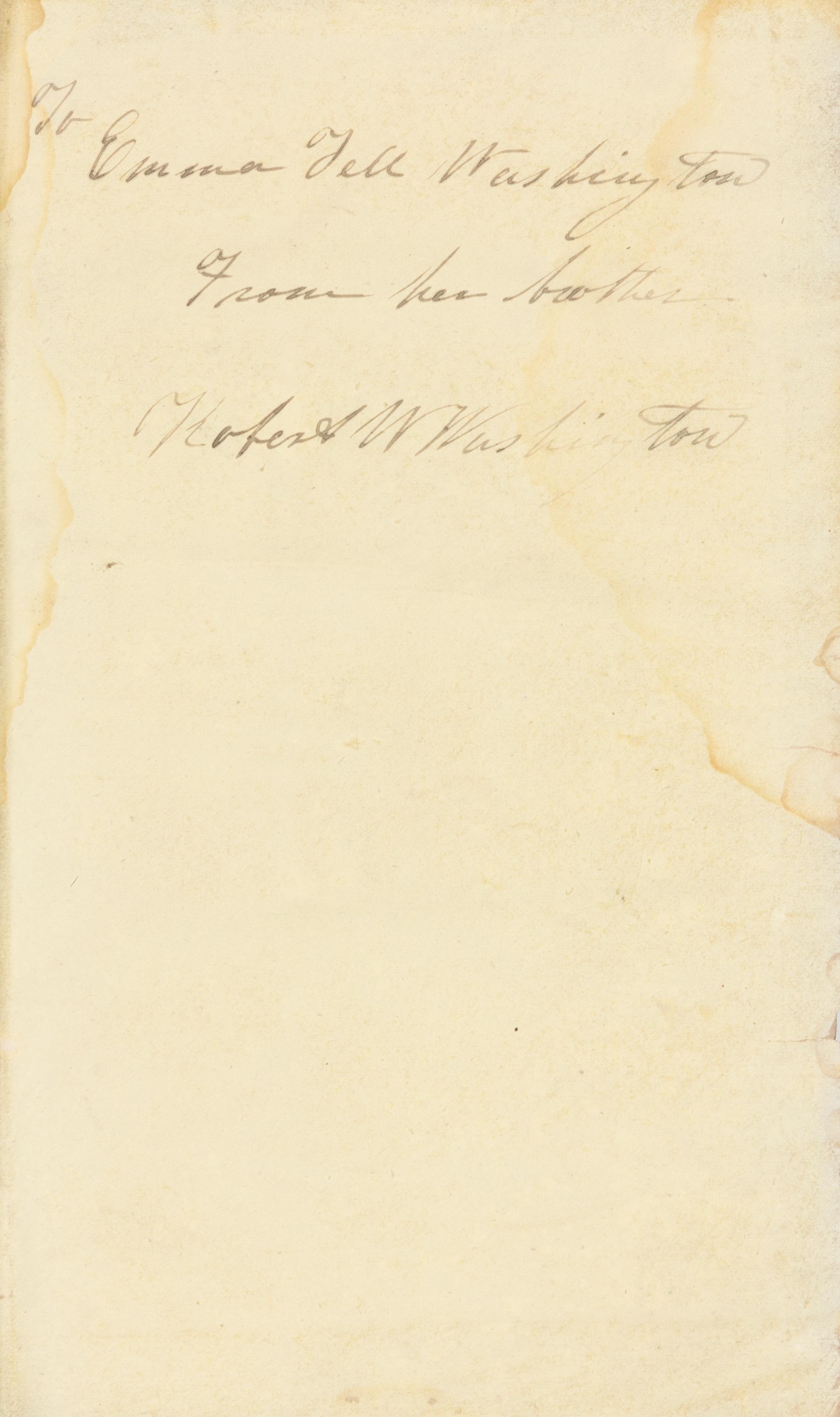4 volumes from the libraries of George Washington's nephew, Lawrence Augustine Washington, his son, and his daughter.