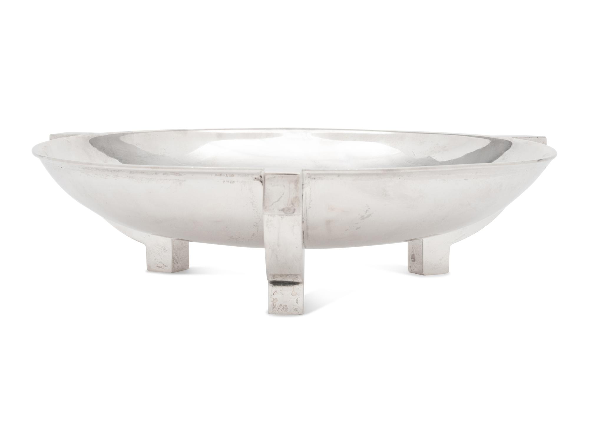 An English Silver Fruit Bowl