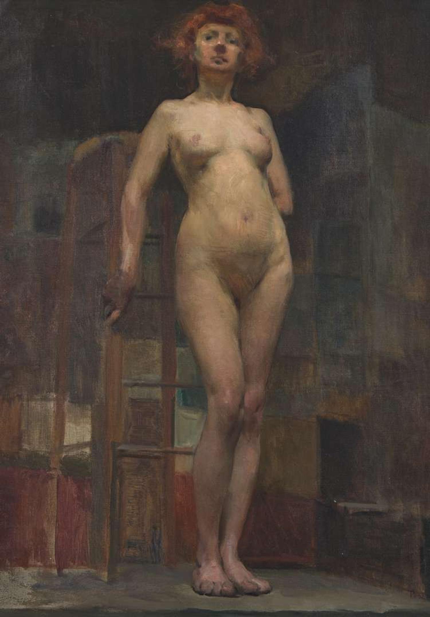 Hovsep Pushman (American, 1877–1966)- Nude Study, Académie Julian