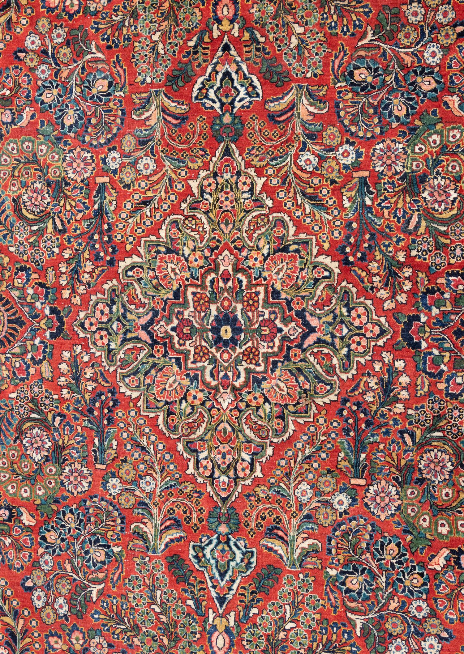 A Kirman Wool Rug