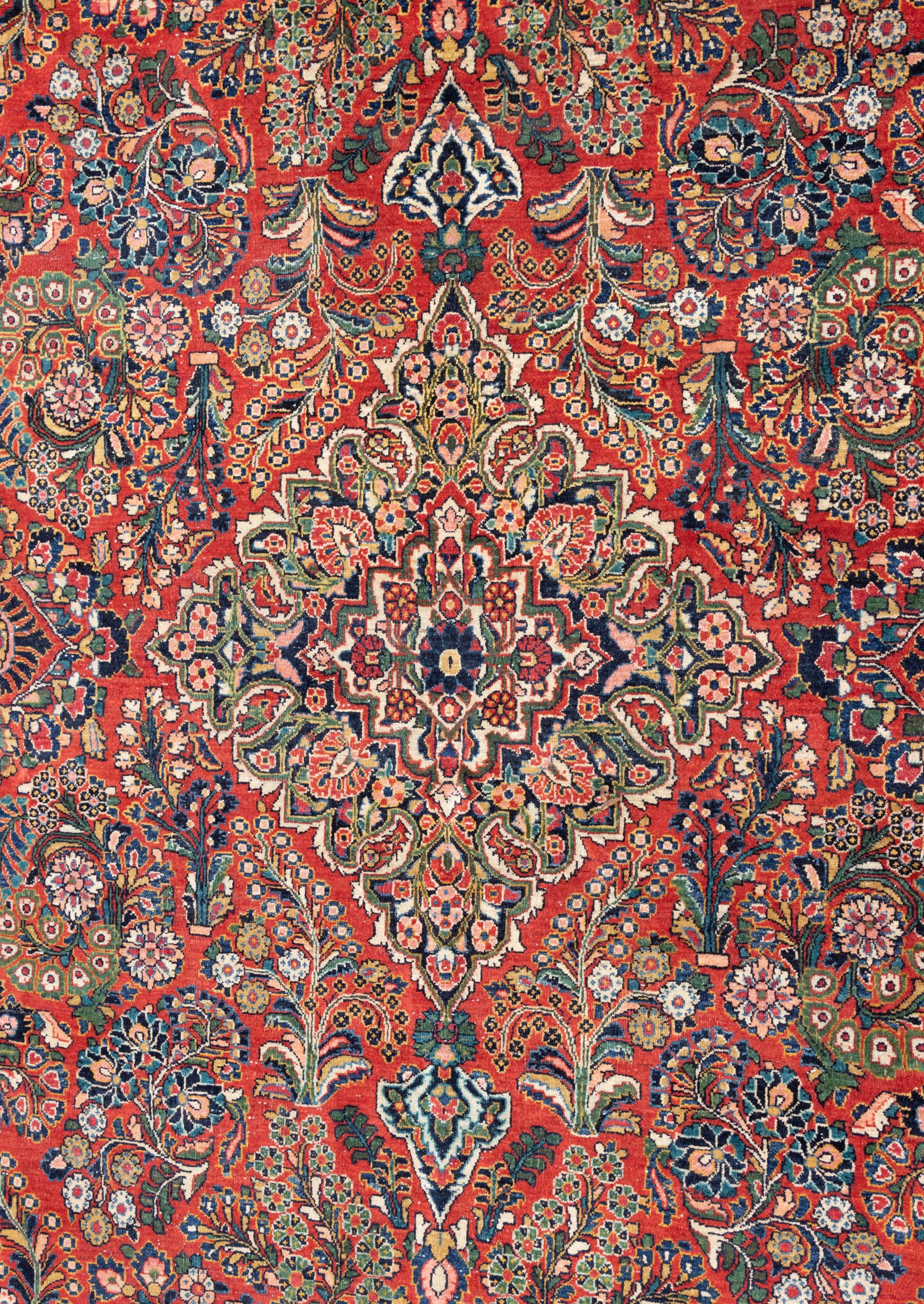 A Kirman Wool Rug