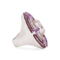 MULTIGEM AND DIAMOND RING