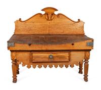French Provincial Style Butcher Block Table
