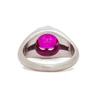 UNHEATED BURMESE RUBY RING
