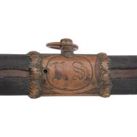 Import Foot Officers Sword with Scabbard Inscribed to Capt. S.E. Thomason - 176th NY Vols., then Captured and Descended in a Texas Confederate Family