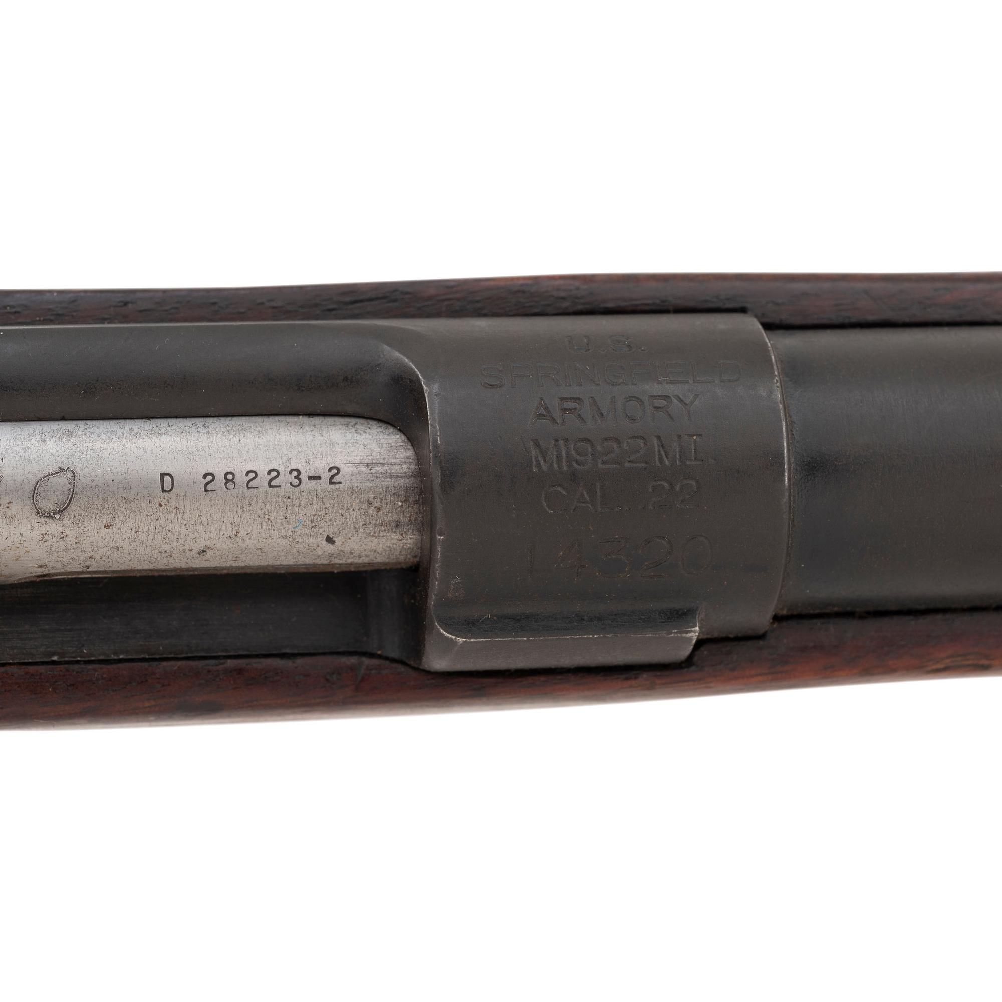 ** U.S. Springfield Transitional Model 1922-M1/M2 Without Rear Sight and Magazine