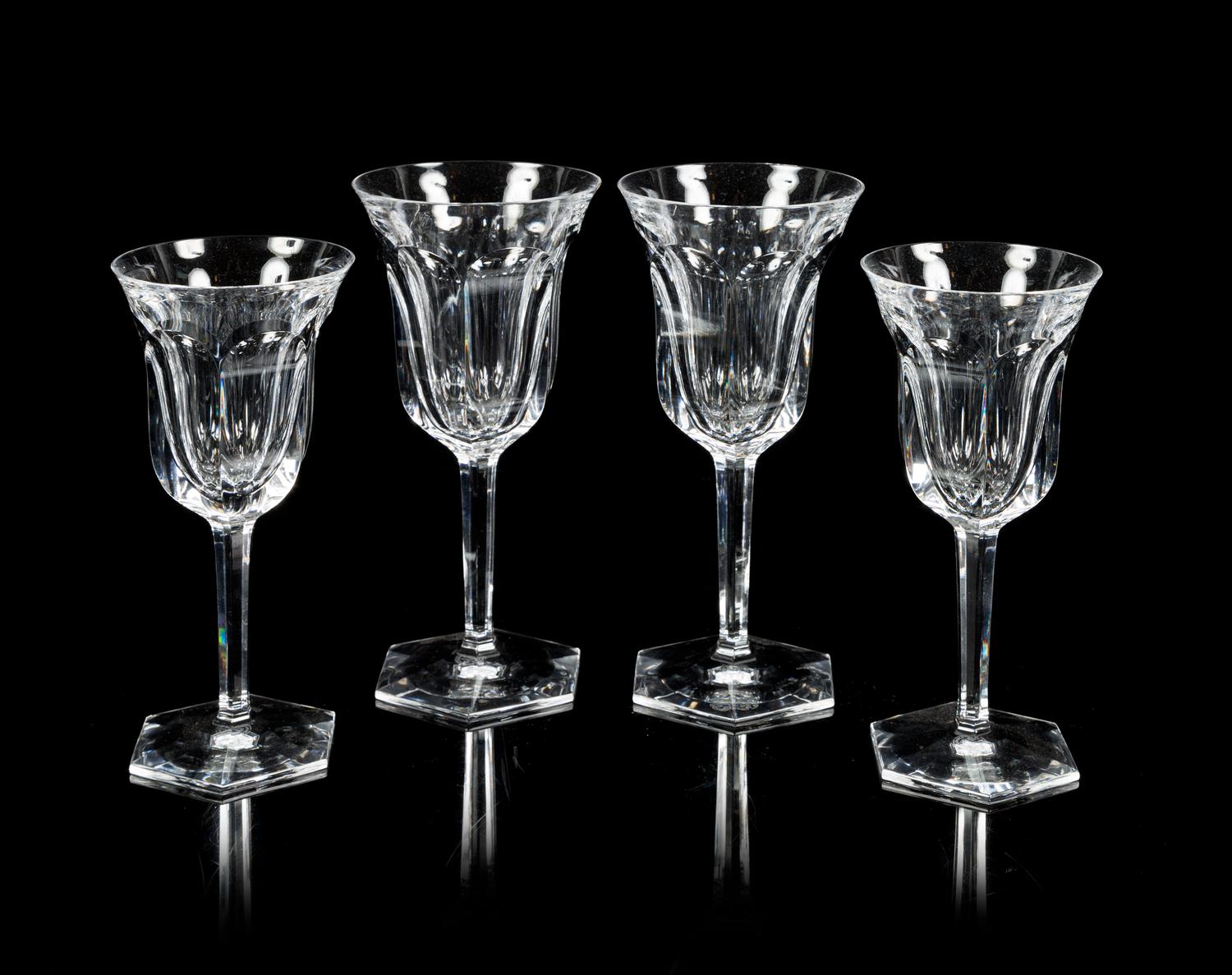 Baccarat, a group of stemware