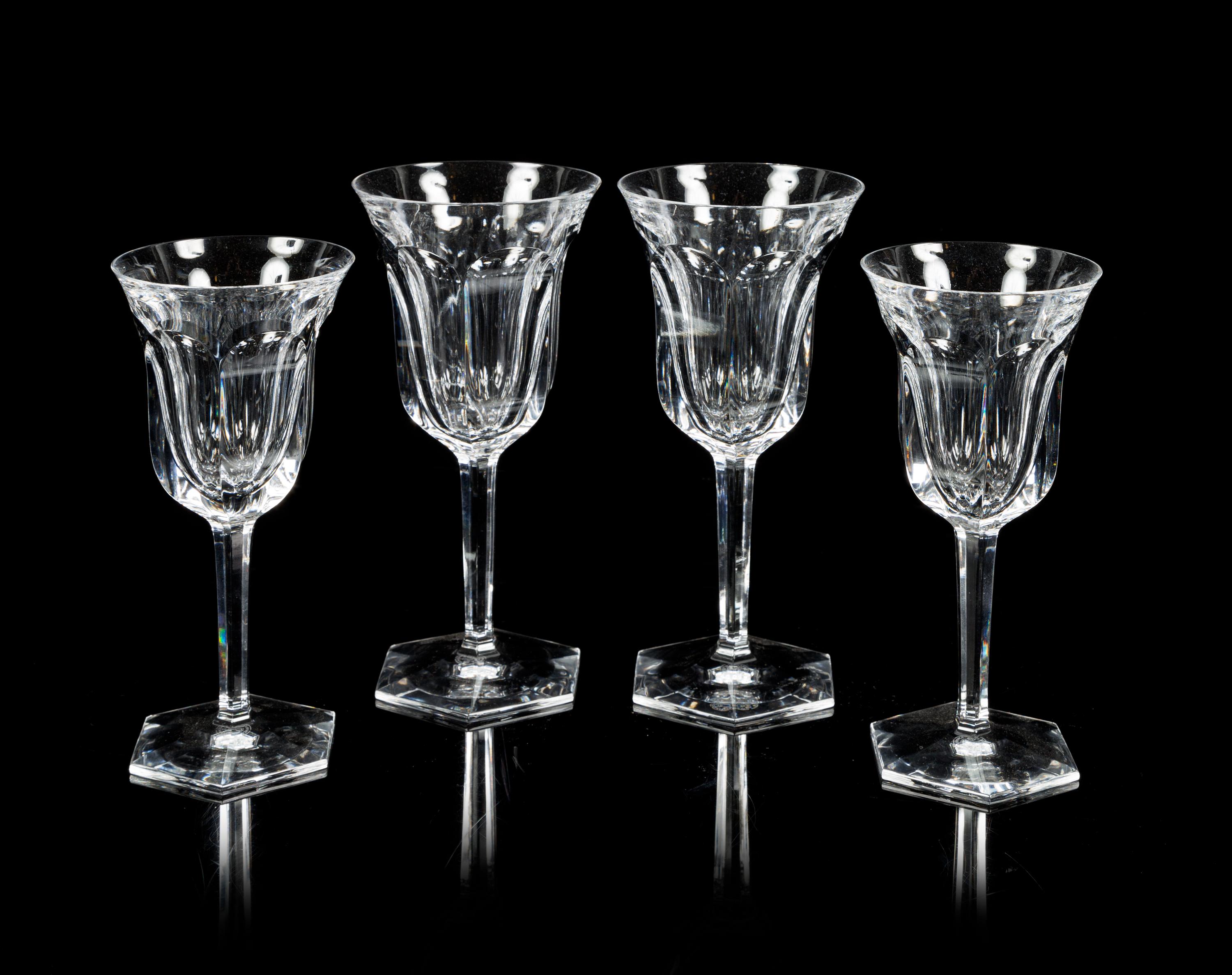 Baccarat, a group of stemware