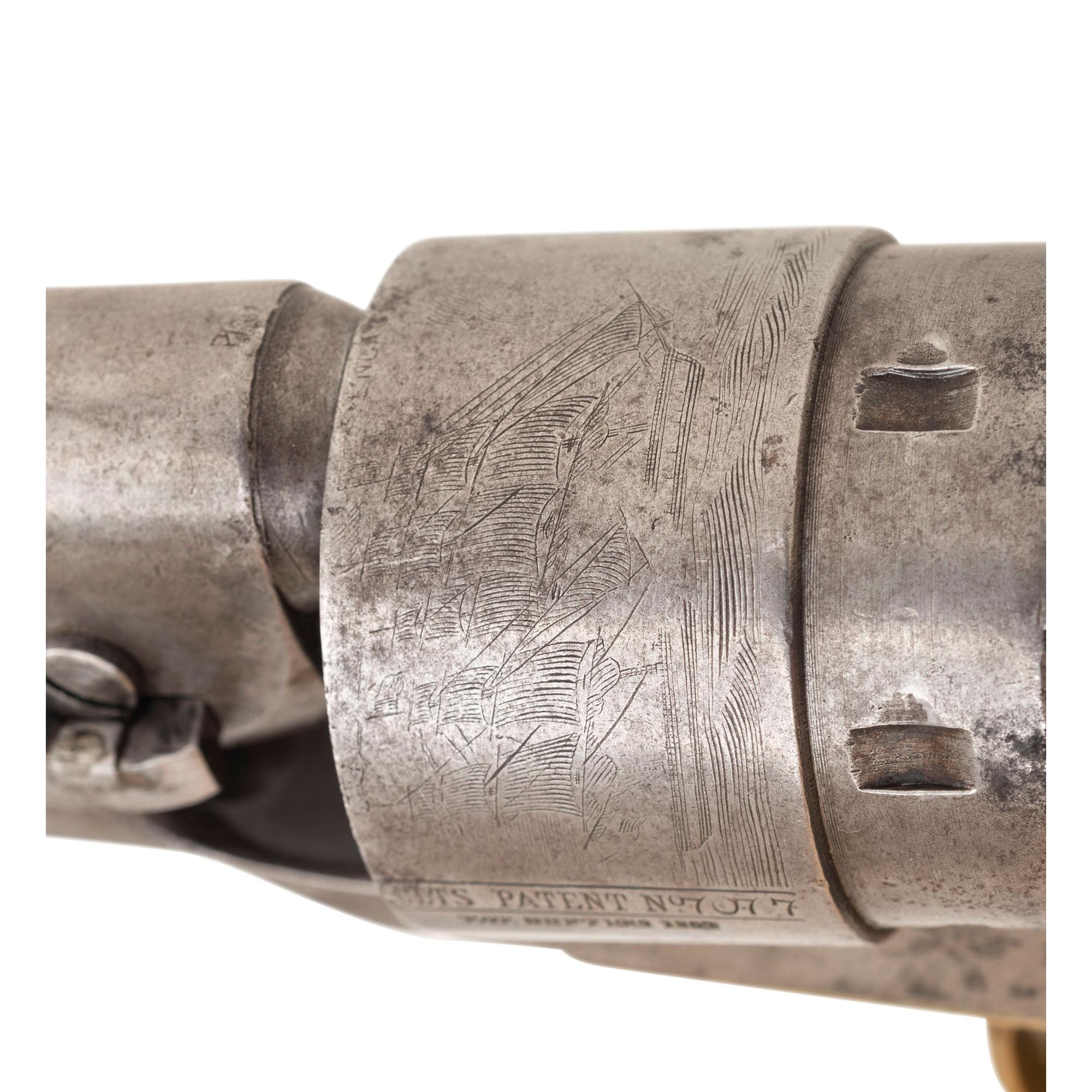 "US" Marked Arsenal Rebuilt Colt 1860 Army Revolver - Likely Buffalo Soldier Issued