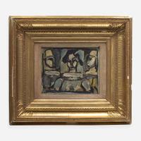 Georges Rouault (French, 1871-1958) Trio (Arlequin et Clowns)