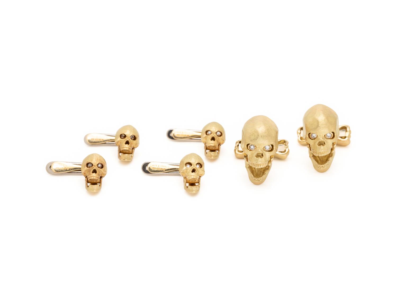 DEAKIN & FRANCIS, YELLOW GOLD DRESS SET
