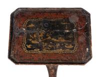 A Chinese Export Lacquer End Table