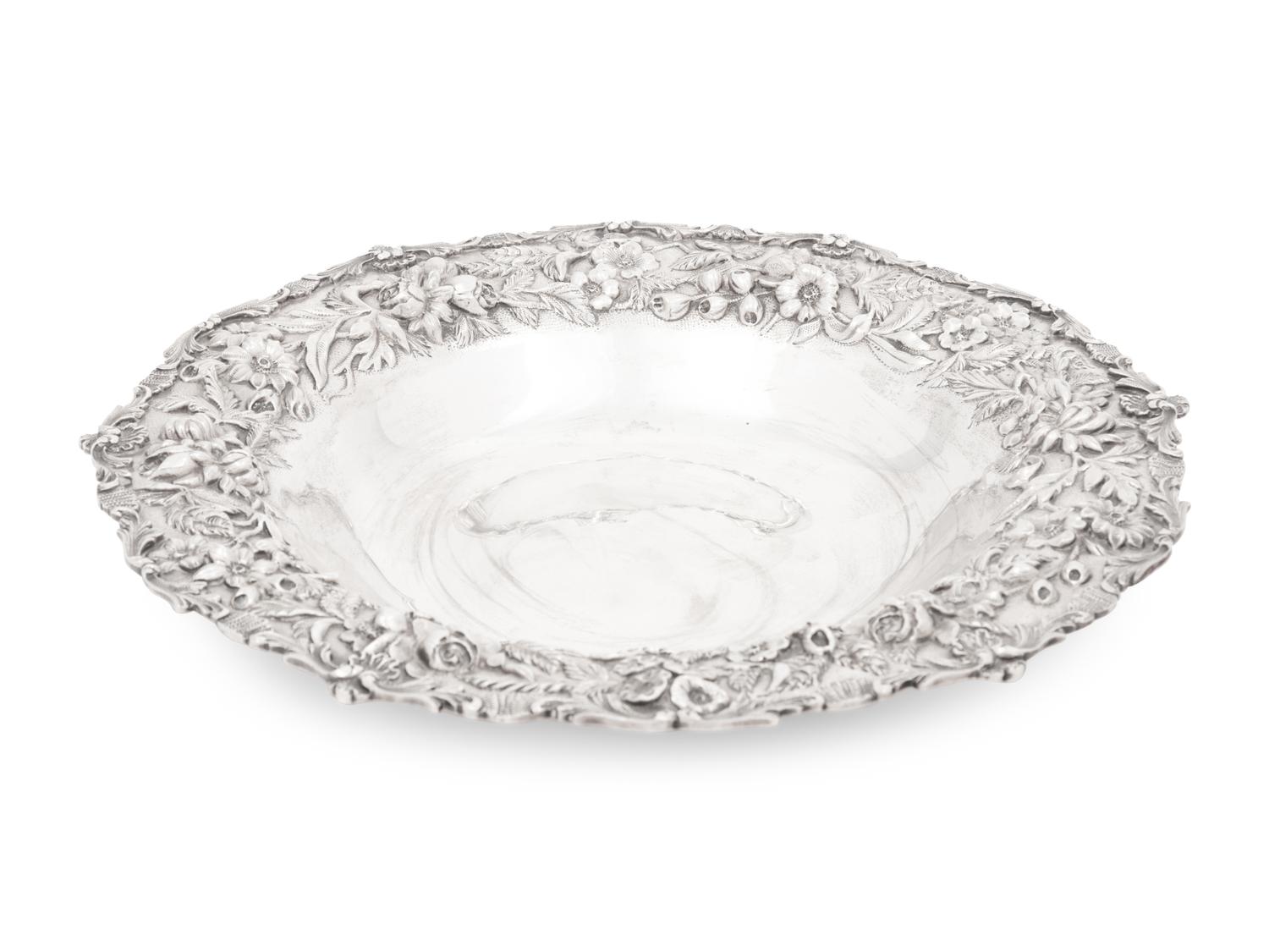 An American Silver Repoussé Bowl