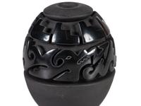 Miniature Carved Blackware Pottery