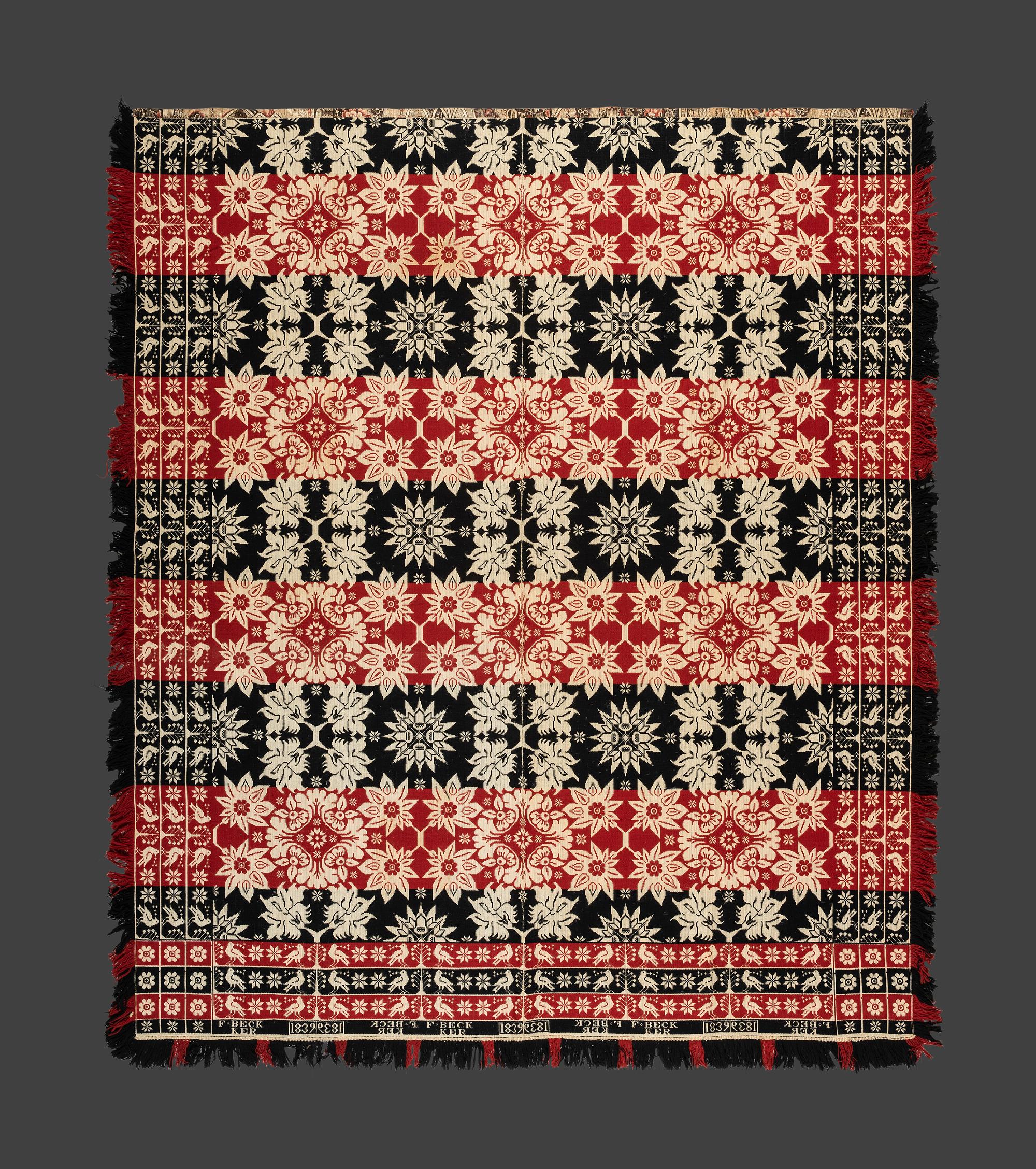 Three Woven Coverlets