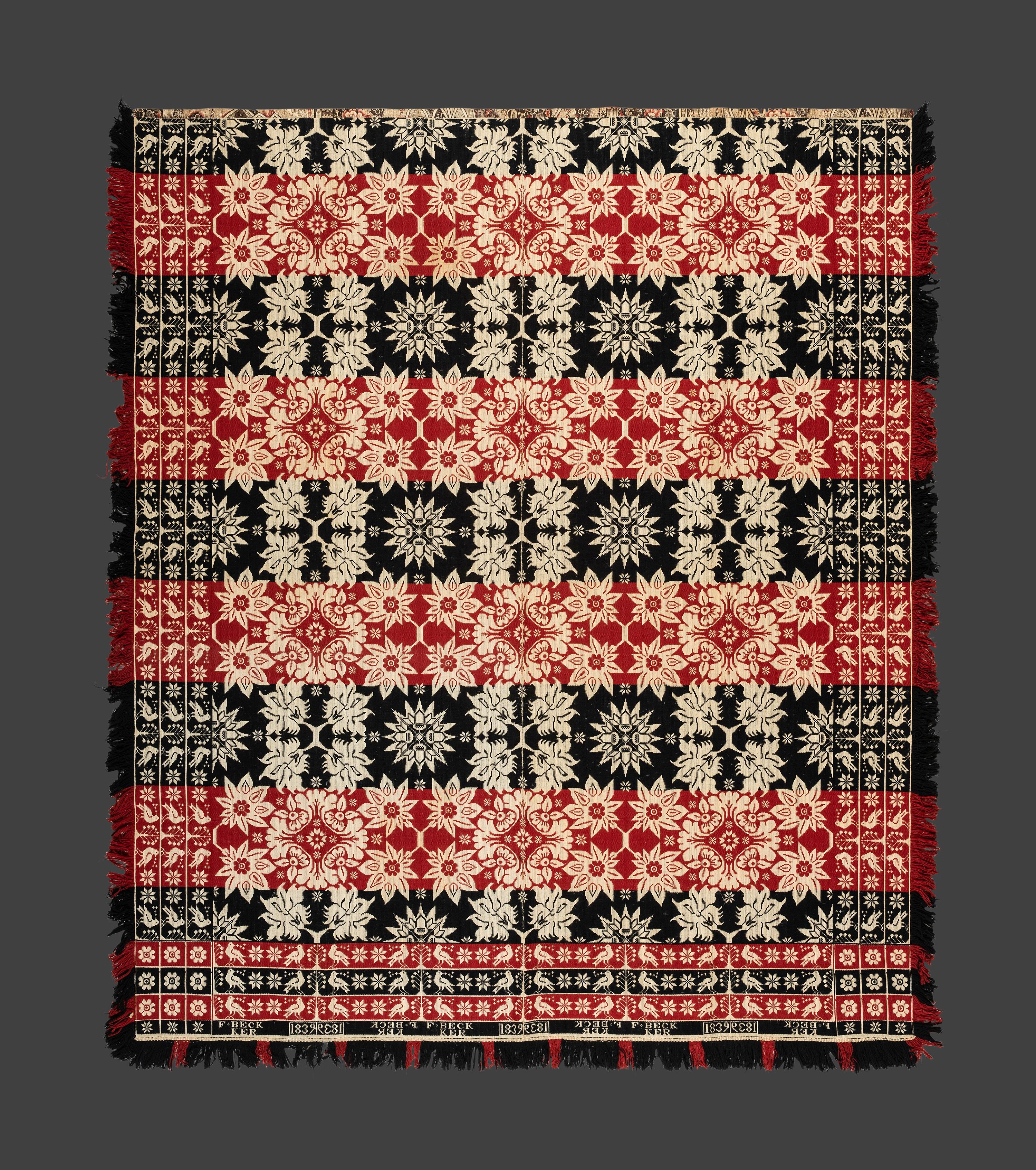 Three Woven Coverlets