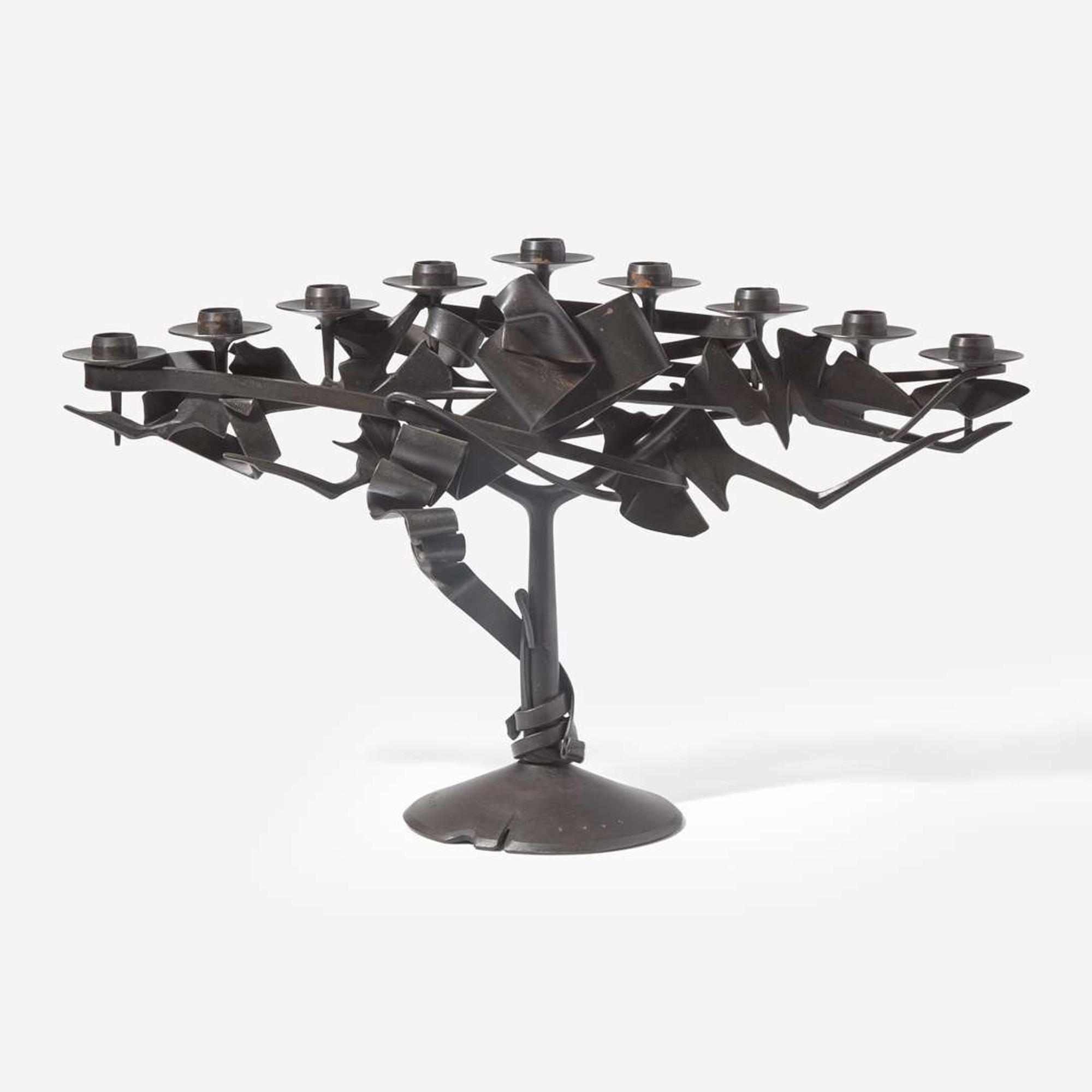 Albert Paley (American, b. 1944) Menorah, USA, 1995