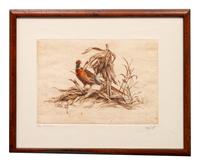 Four Prints: Leftovers , edition 23/100; Trout , edition 31/100; Ruffed Grouse , edition60/100; Pintail Rising, Artist's Proof