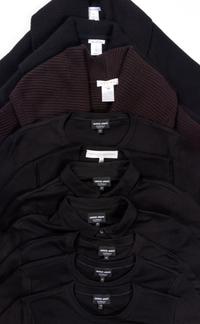 Ten Designer Cashmere Knit Tops: Six Giorgio Armani, One Carolina Herrera, Two Oscar de la Renta, One Celine
