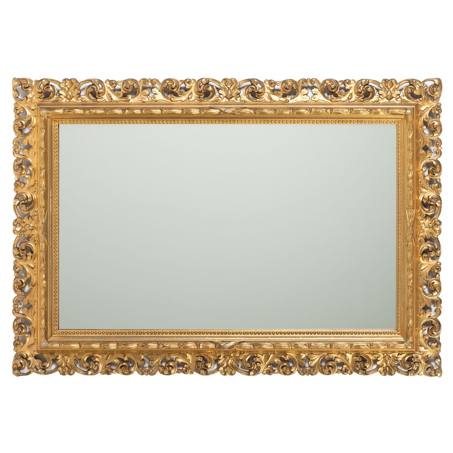 A Continental Giltwood Mirror