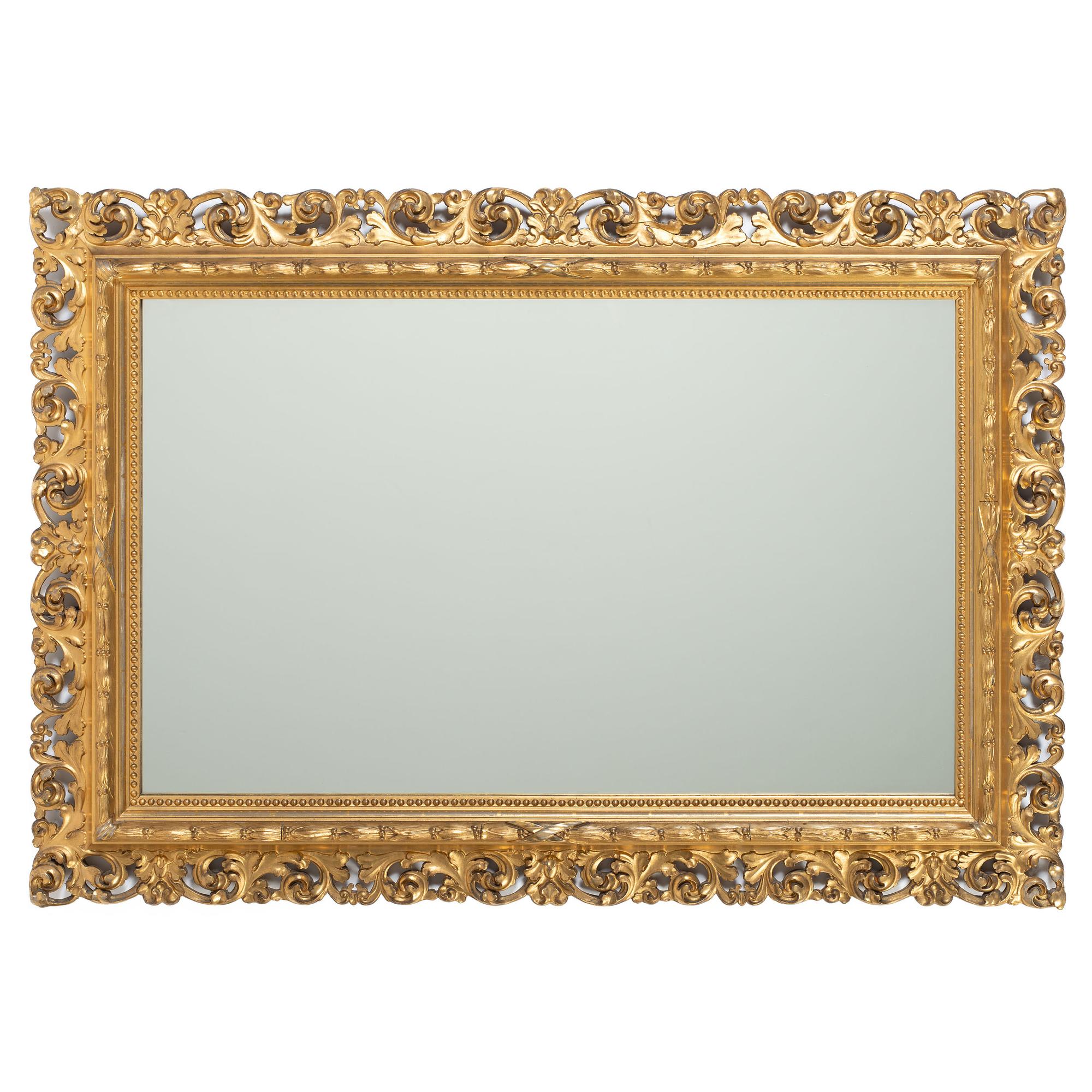 A Continental Giltwood Mirror