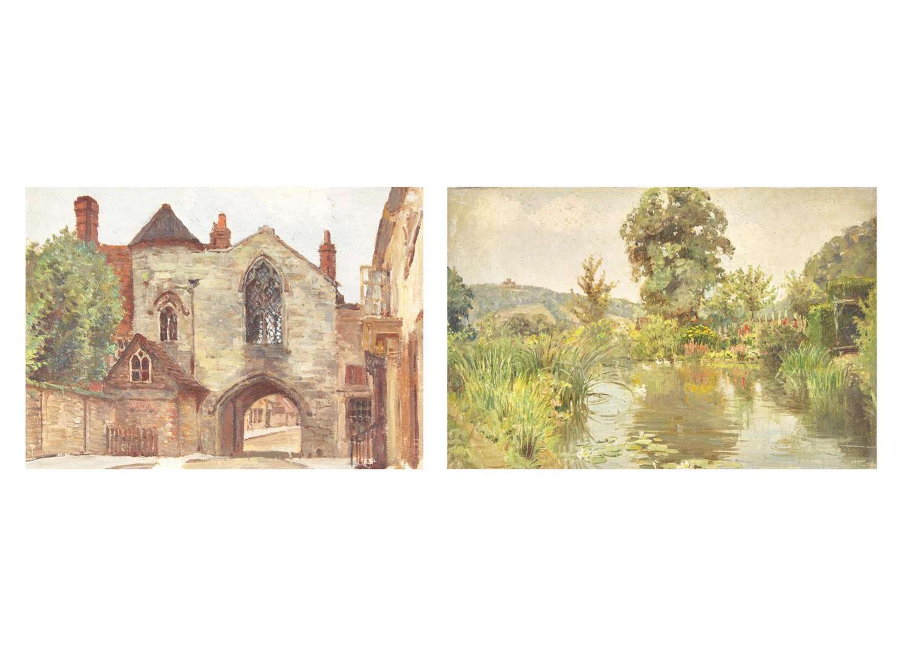 Anna Richards Brewster (American, 1870–1952) - Two British Scenes