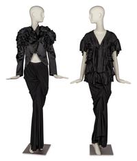 Two Jackets by Comme des Garçons and Rick Owens with Two Rick Owens Skirts, 2020s