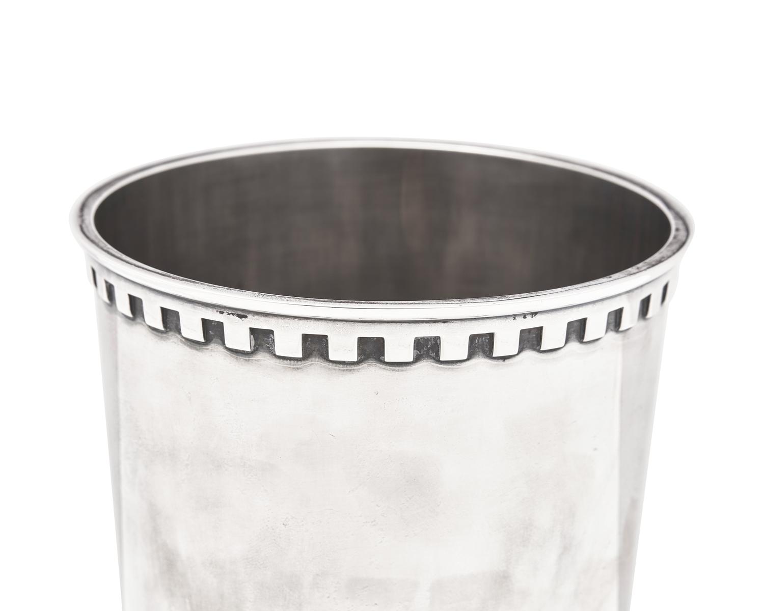 A Sigvard Bernadotte Designed Georg Jensen Silver Vase