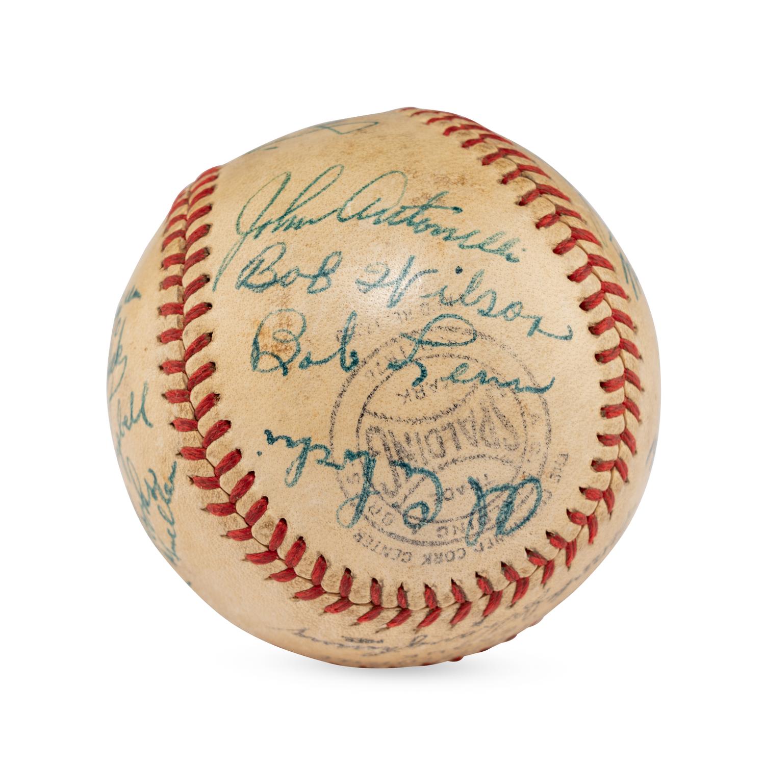 A 1947 Baltimore Orioles Team Signed Autograph Baseball