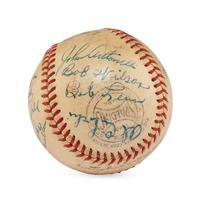 A 1947 Baltimore Orioles Team Signed Autograph Baseball