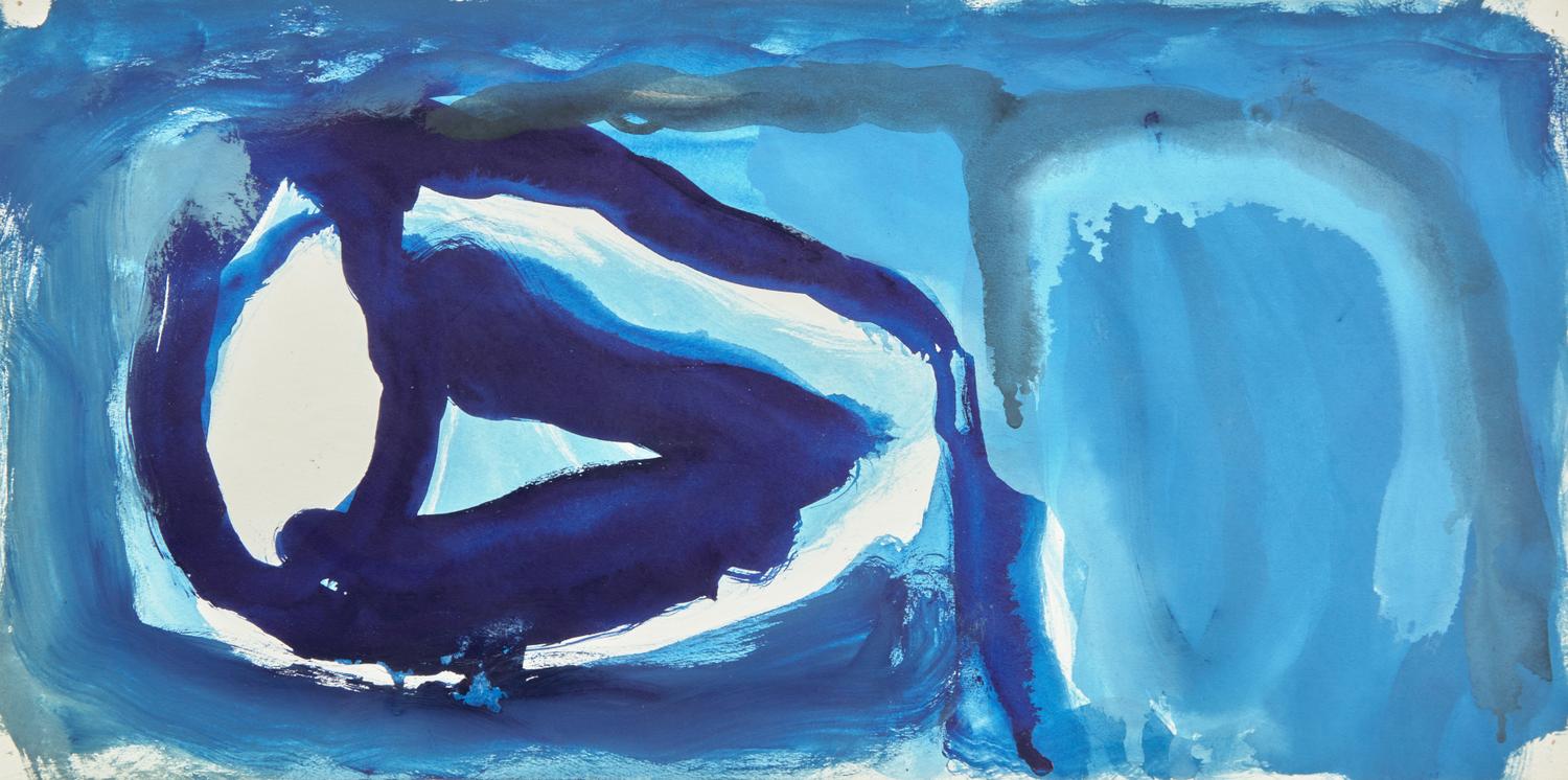 Abstract Blue Forms