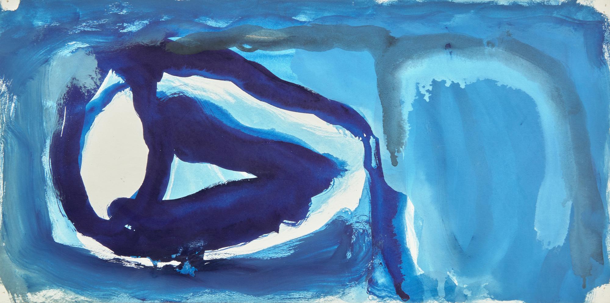 Abstract Blue Forms