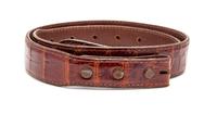 Two Barry Kieselstein-Cord Alligator Belt Straps,