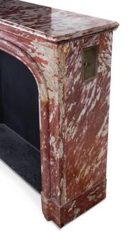 A French Marble Fireplace Mantel