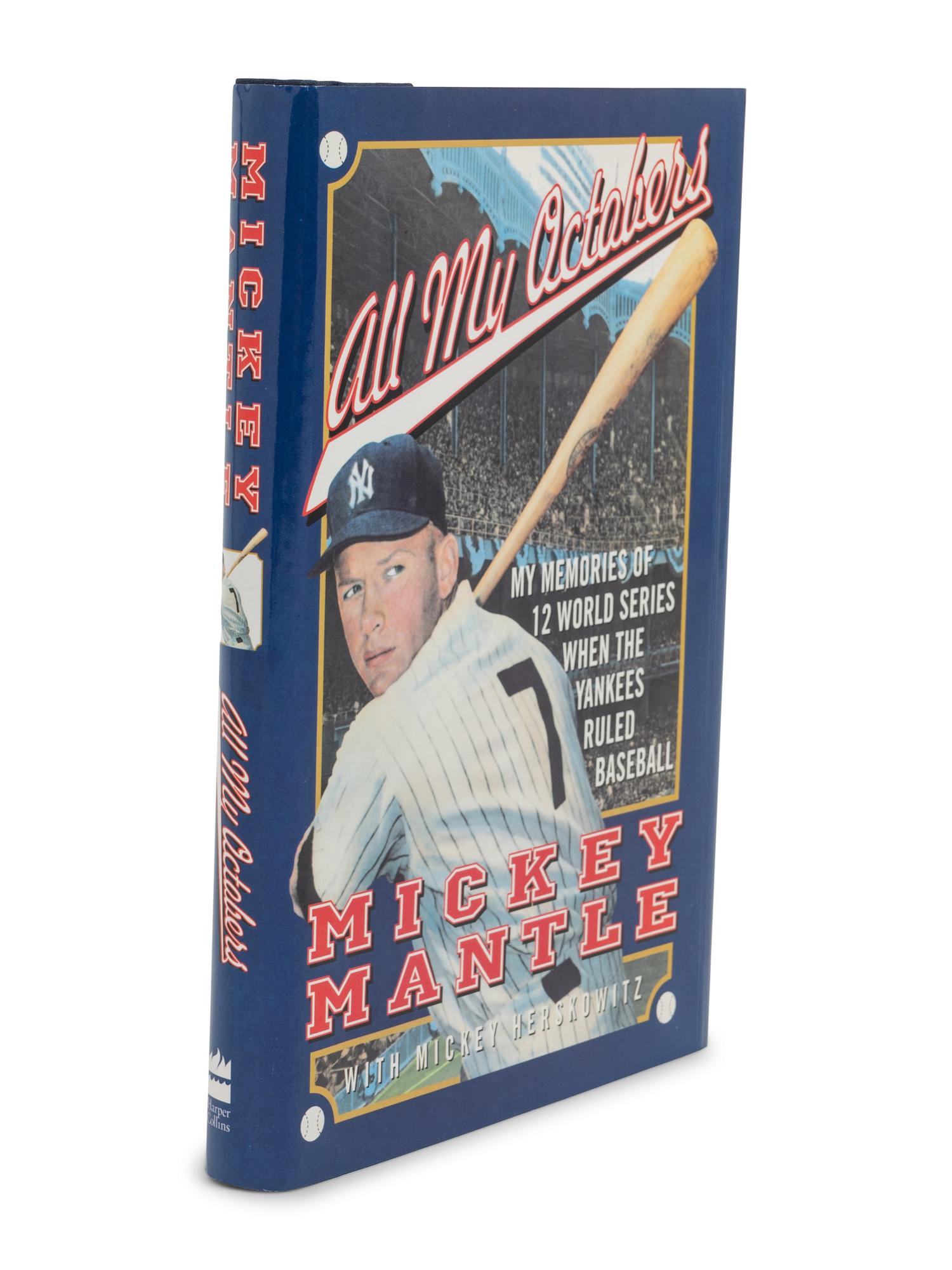 A Mickey Mantle Signed Autograph All My Octobers Book (PSA Certified),