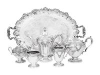 An American Silver Five-Piece Tea and Coffee Service