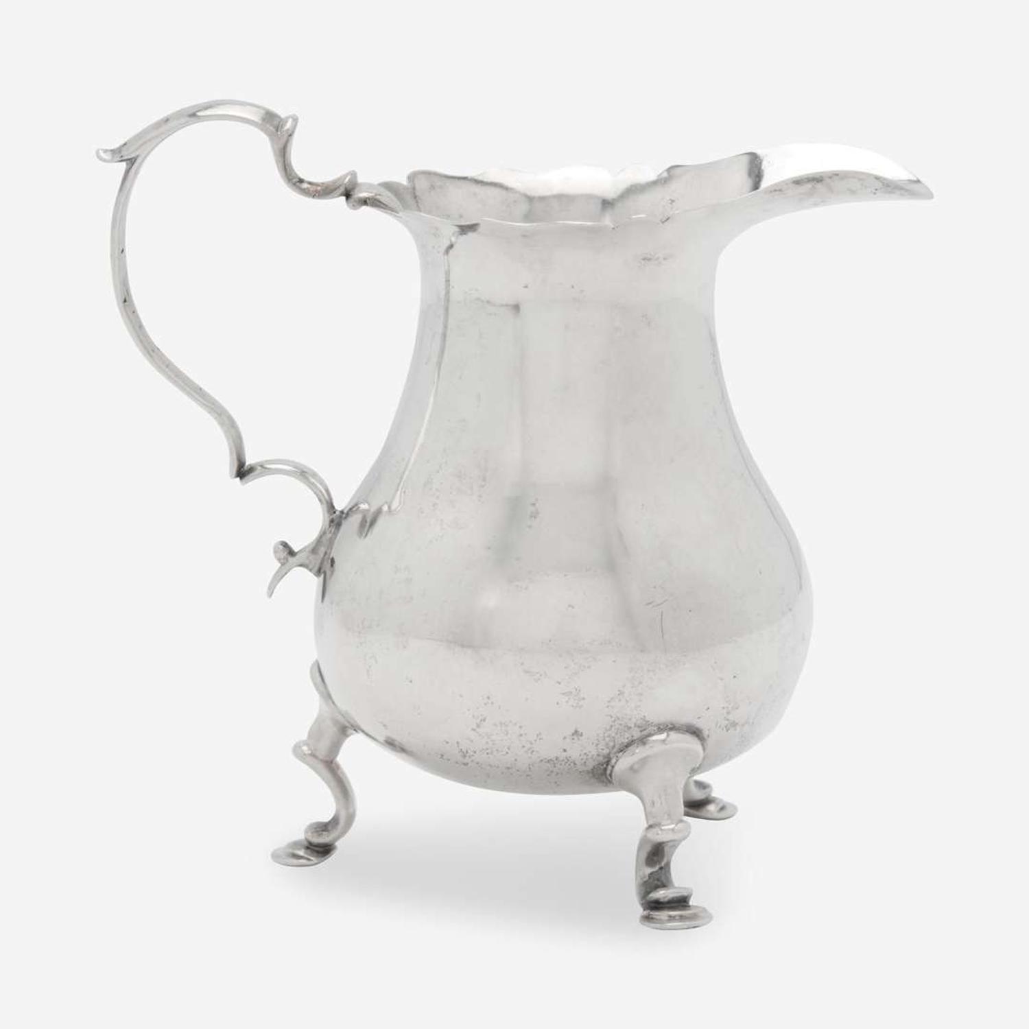 A silver cream pot Adrian Bancker (1703-1772), New York, NY, circa 1740