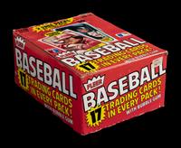 An Unopened Wax Box of 1981 Fleer Baseball Cards