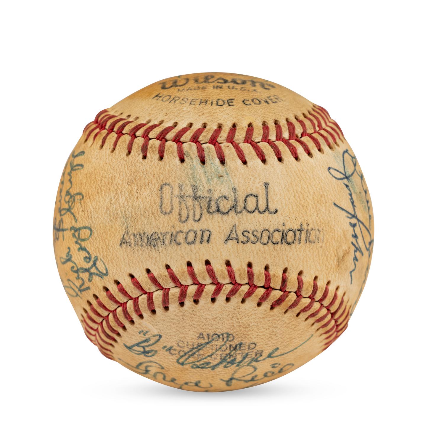 A 1960 Omaha Royals Team Signed Autograph Baseball