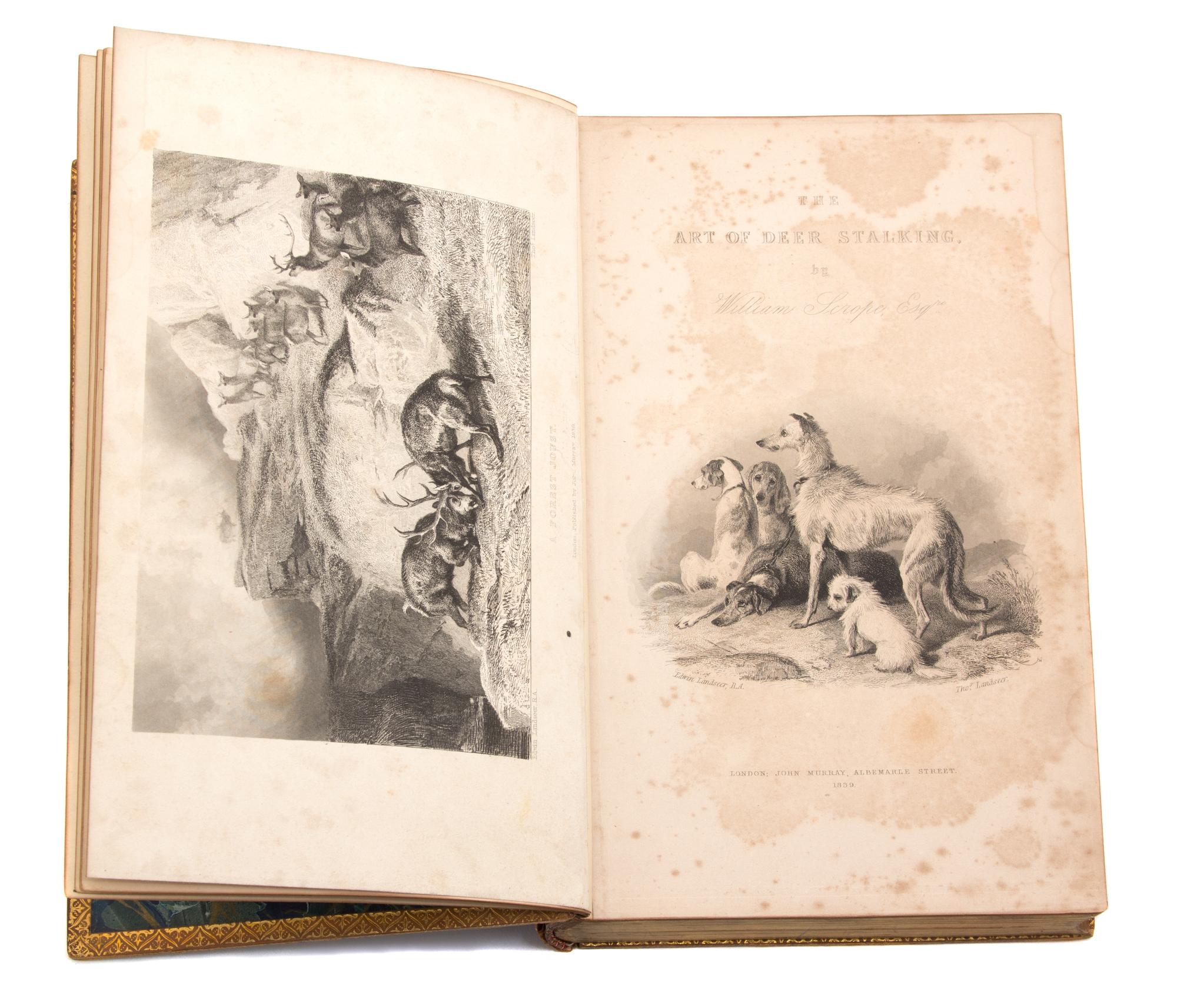 SCROPE, William (1772-1852). The Art of Deer-Stalking.